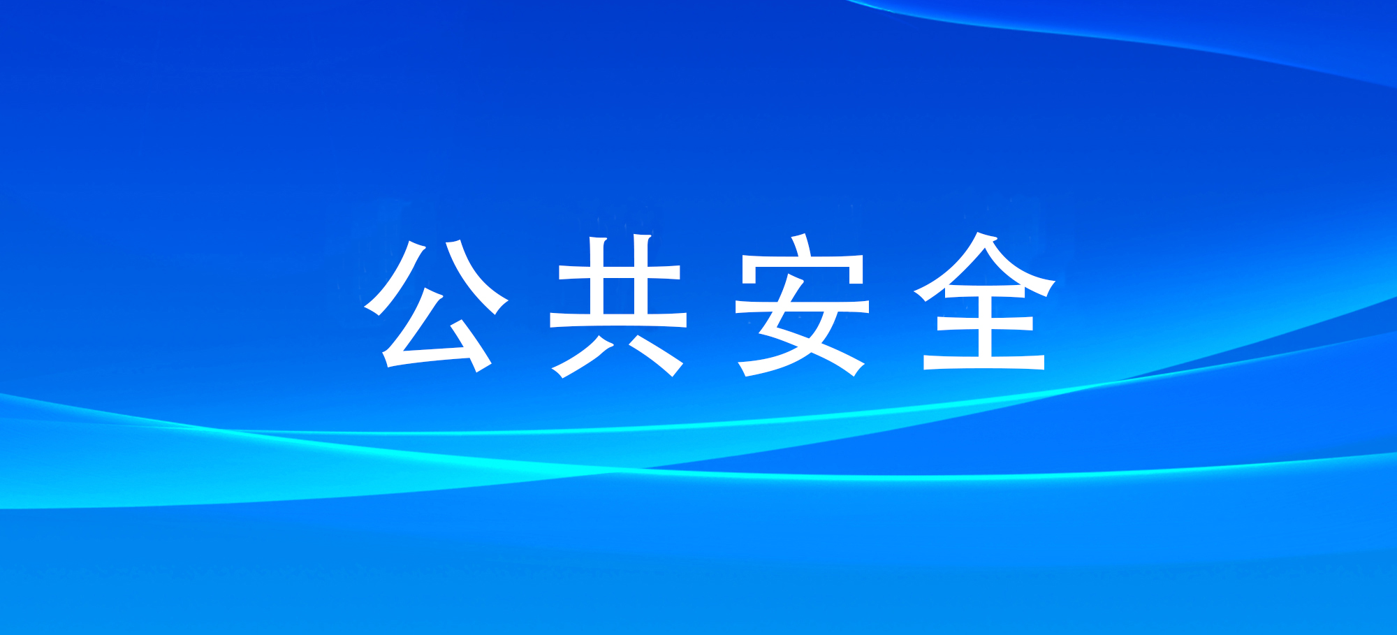 公共安全标准化筑底工程有了指导意见